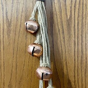 Copper Bells with Rope Hanger